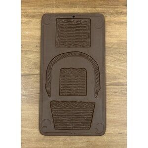 HARTSTONE USA 1988 BASKET Shortbread Cookie Mold Vintage RARE 14.5” x 8"